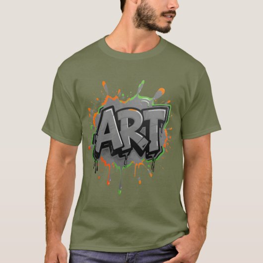 Urban Splash Art Graffiti Pulse Bold Street Expres T-shirt (Voorkant)