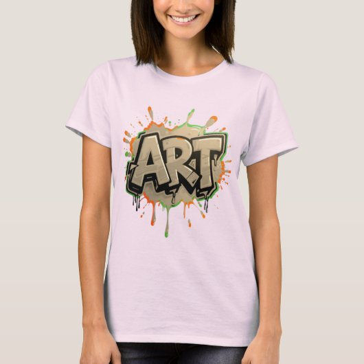 Urban Splash Art Graffiti Pulse Bold Street Expres T-shirt (Voorkant)