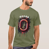  Urban Spray Paint Monogram "O" T-shirt (Voorkant)