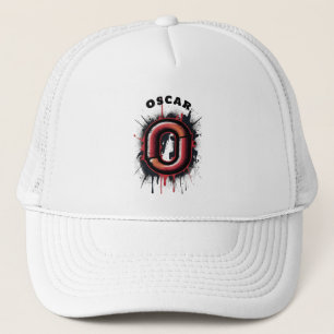 Urban Spray Paint Monogram "O" Trucker Pet