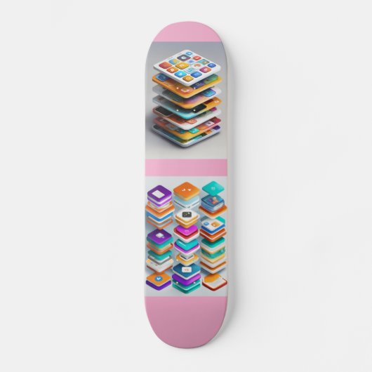 Urban Stack Skating Pad – Moderne door technologie Persoonlijk Skateboard (Voorkant)