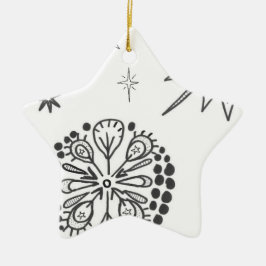 urban star 5 | MERRY CHRISTMAS | m3galleryStudio Keramisch Ornament