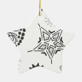 urban star 6 | MERRY CHRISTMAS | m3galleryStudio Keramisch Ornament