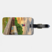 Urban Steam Punk Sunset Bagagelabel (Achterkant horizontaal)
