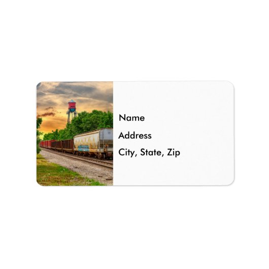 Urban Steam Punk Sunset Mailing Labels (Voorkant)
