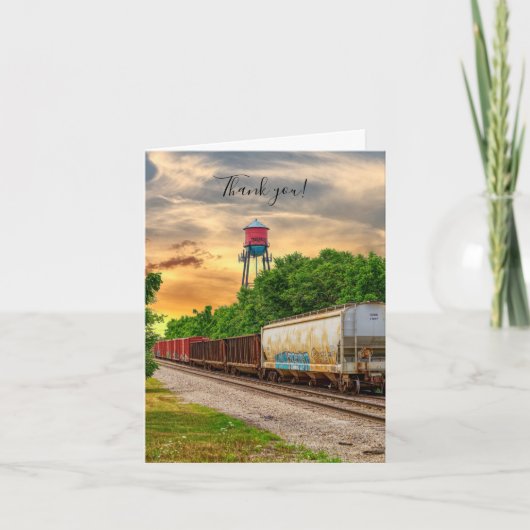 Urban Steam Punk Zonneet Dank u wel Bedankkaart (Voorkant)