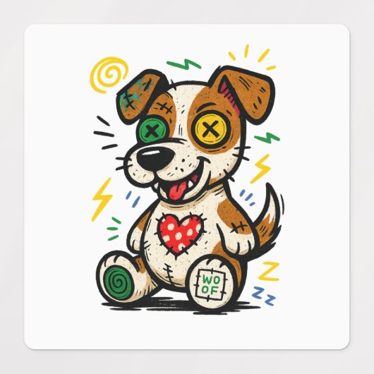 Urban Stitch Trio — Sticker Pack (Design 1)