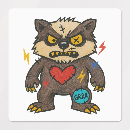 Urban Stitch Trio — Sticker Pack (Design 2)