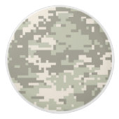 Urban Storm Digitale Camo Camouflage Keramische Knop (Voorkant)