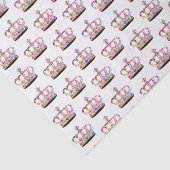 Urban straatkleuren kroon tissuepapier (Detail)