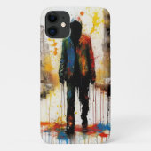 Urban Street Art Druppelschilderij Case-Mate iPhone Case (Achterkant)