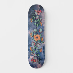 Urban Street Art Geïnspireerd Girly Floral Schaats Persoonlijk Skateboard