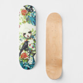 Urban Street Art Geïnspireerd Gothic Girly Girl Persoonlijk Skateboard (Voorkant)