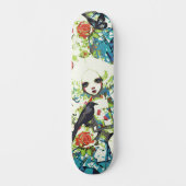 Urban Street Art Geïnspireerd Gothic Girly Girl Persoonlijk Skateboard (Voorkant)