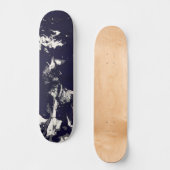 Urban Street Art Geïnspireerd Grijze Wolf Howling Persoonlijk Skateboard (Voorkant)