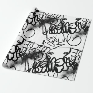 Urban Street Art Graffiti Pattern Wrapping Paper Cadeaupapier