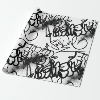 Urban Street Art Graffiti Pattern Wrapping Paper Cadeaupapier