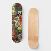Urban Street Art inspireerde Abstracte Grunge Persoonlijk Skateboard (Voorkant)