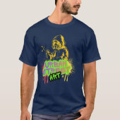 Urban Street Art Neon Splash T-shirt (Voorkant)