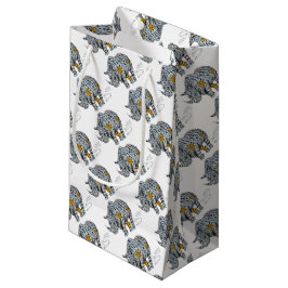 Urban Street Art: Ribbon Rhinoceros Klein Cadeauzakje