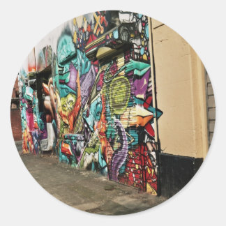 Urban Street Art Ronde Sticker
