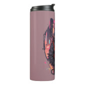 Urban Street Cat Design Thermosbeker (Gedraaid links)