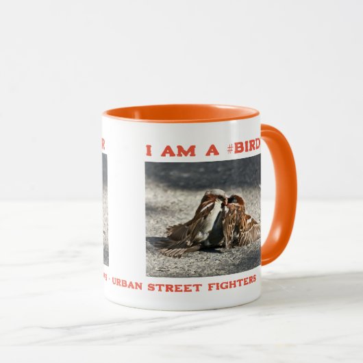 Urban Street Fighters House Sparrows Birder Mok (Voorkant rechts)