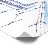 Urban Street Illustration Poster (Hoek)