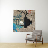 Urban Street Lamp en Graffiti Wandkleed (In Situ (horizontaal))