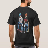 Urban Street Skater Anime Boys T-Shirt (Achterkant)