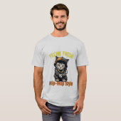 Urban Street Style Cat - Hip-Hop Legend Kitty 🎸🔥 T-shirt (Voorkant volledig)
