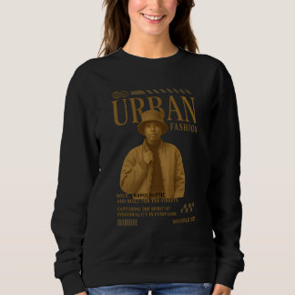 Urban Streetwear Poster – Bold Black Woman T-Shirt