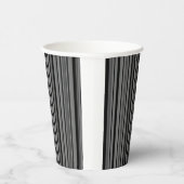 Urban Stripe Paper Cup – Slank. Modern. Essentieel Papieren Bekers (Rechts)