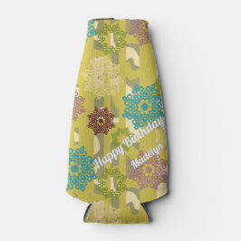 Urban Stripes Abstract Flower Pattern  Flesjeskoeler