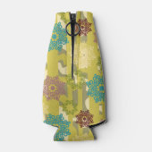 Urban Stripes Abstract Flower Pattern Flesjeskoeler (Achterkant)