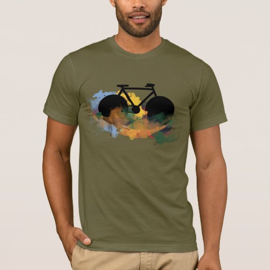 Urban Style Fiets T-shirt (Voorkant)