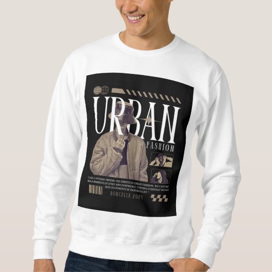 Urban Style Graphic Design – Bold Streetwear State Trui (Voorkant)