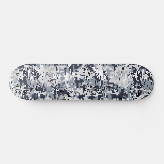 Urban Style Gray Digital Camouflage Persoonlijk Skateboard (Horizontaal)