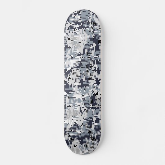 Urban Style Gray Digital Camouflage Persoonlijk Skateboard (Voorkant)