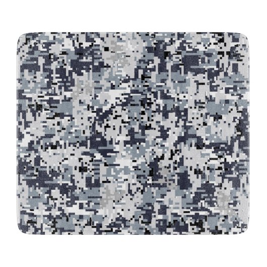 Urban Style Gray Digital Camouflage Snijplank (Voorkant)
