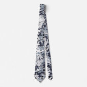 Urban Style Gray Digital Camouflage Stropdas (Voorkant)