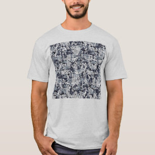 Urban Style Gray Digital Camouflage T-shirt