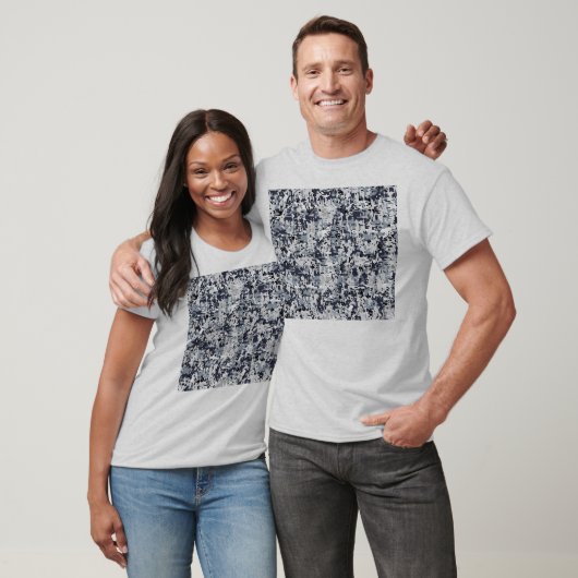 Urban Style Gray Digital Camouflage T-shirt (Unisex)