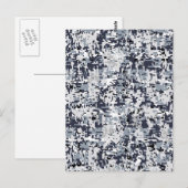 Urban Style Silver Digital Camouflage Briefkaart (Voorkant / Achterkant)