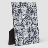 Urban Style Silver Digital Camouflage Fotoplaat (Zijkant)