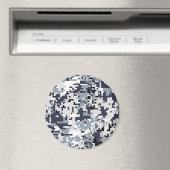 Urban Style Silver Digital Camouflage Magneet (Insitu (Vaatwasser))