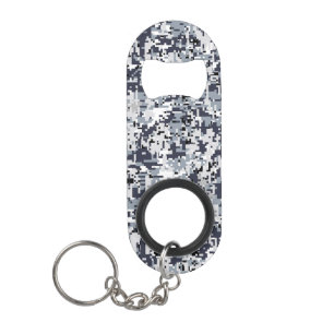 Urban Style Silver Digital Camouflage Sleutelhanger Flessenopener