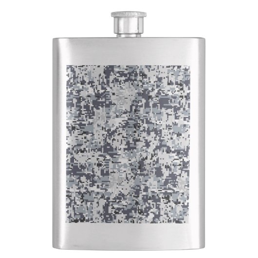Urban Style Silver Gray Digital Camouflage Flacon (Voorkant)