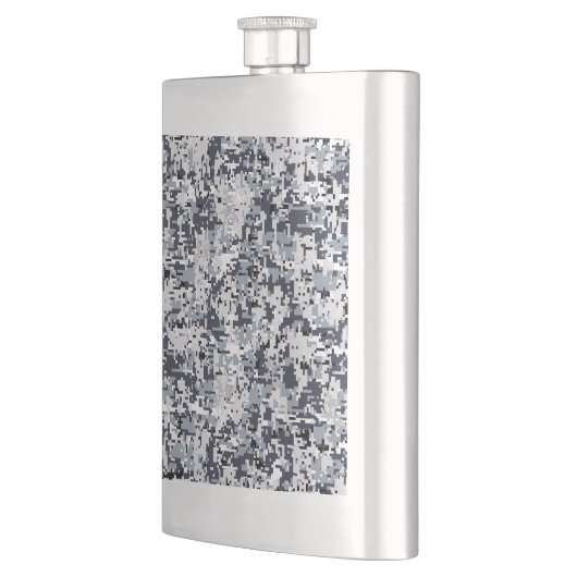 Urban Style Silver Gray Digital Camouflage Flacon (Links)