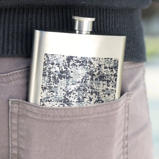 Urban Style Silver Gray Digital Camouflage Flacon (Voorbeeld)